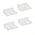 4 Stück Transparente Acryl-Aquarium-Glasabdeckungsklammer
