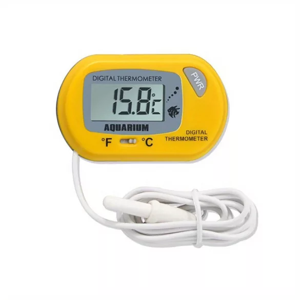 1 Stk. Doppel-Celsius- und Fahrenheit-Aquariumthermometer mit Saugnapf