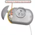 1 Stk. Doppel-Celsius- und Fahrenheit-Aquariumthermometer mit Saugnapf