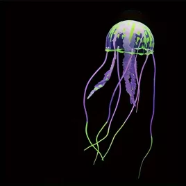   Medusa-Aquariumdekoration, fluoreszierende leuchtende Silikon-Medusa-Dekoration