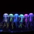Medusa-Aquariumdekoration, fluoreszierende leuchtende Silikon-Medusa-Dekoration