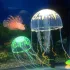 Medusa-Aquariumdekoration, fluoreszierende leuchtende Silikon-Medusa-Dekoration