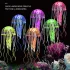 Medusa-Aquariumdekoration, fluoreszierende leuchtende Silikon-Medusa-Dekoration