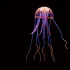 Medusa-Aquariumdekoration, fluoreszierende leuchtende Silikon-Medusa-Dekoration