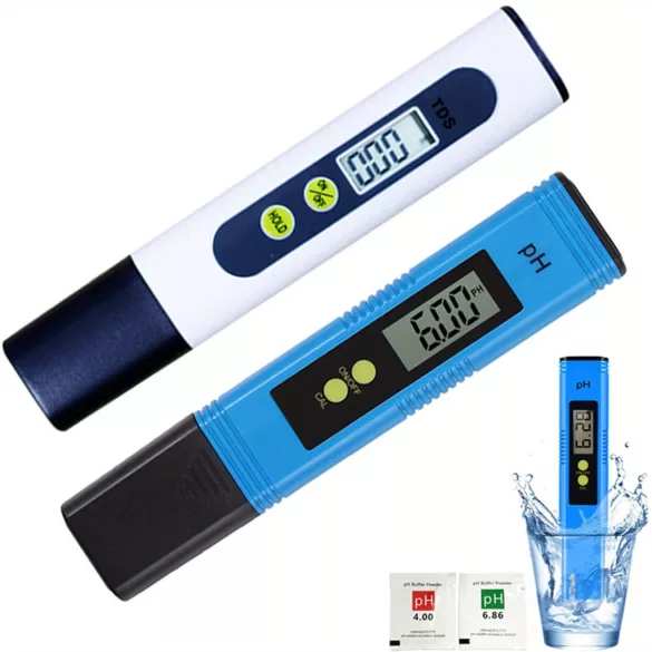 AquaPro Digitaler pH- und TDS-Messer für Aquarien