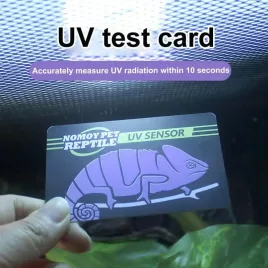 Reptilien-UV-Licht-Testkarte