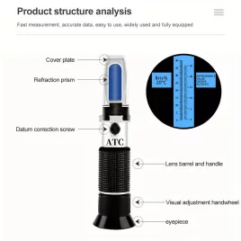2-in-1 Refraktometer und Hydrometer