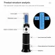 2-in-1 Refraktometer und Hydrometer