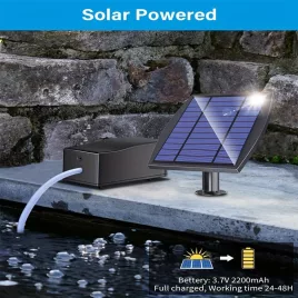   Solarbetriebene Sauerstoffpumpe Aquarium-Luftsprudler Außenbereich Sauerstoffpumpe Hydrokultur Pflanzenbelüfter