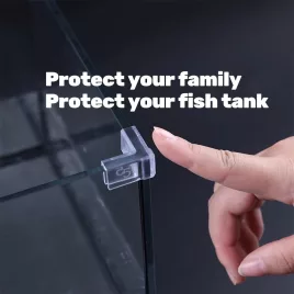 4 Stk. Kunststoff Transparente Aquarium Eckschutz