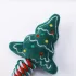 Weihnachtliches Zahnreinigungsspielzeug mit geflochtenem Knoten für Haustiere