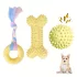 3er-Set Weiches Gummi Hundespielzeug für Welpen