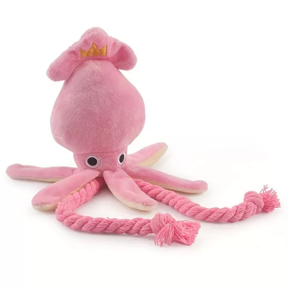 Quietscher Oktopus Plüsch Hundespielzeug