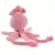 Quietscher Oktopus Plüsch Hundespielzeug