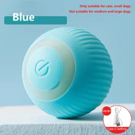   1 Stk. Interaktives Elektrisches Intelligentes Katzenspielzeug Ball - USB Aufladbarer Automatisch Rollender Ball
