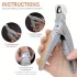 Professioneller Haustier-Nagelknipser mit LED-Licht