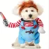 Halloween Tödliche Puppe Haustier Hundekostüm