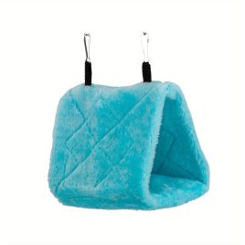   Bequeme Plüsch-Vogelnest - Warmer Hängematten-Zelt für Papageien und kleine Vögel