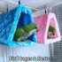Bequeme Plüsch-Vogelnest - Warmer Hängematten-Zelt für Papageien und kleine Vögel