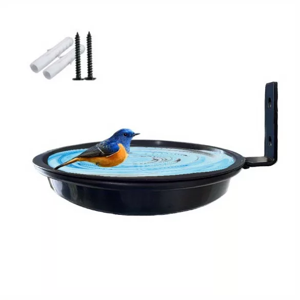 1 Stk. Vogeltränke für draußen mit Halterung
