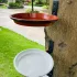 1 Stk. Vogeltränke für draußen mit Halterung
