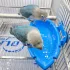 Hängendes Vogelbad für Papageienkäfige
