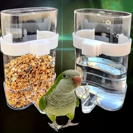 Vogelhäuschen und Wasserspender - Ideal für Käfige