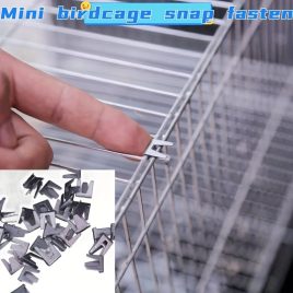 50 Stk. Vogelkäfig-Befestigungsklammer