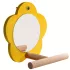Holzspiegel mit Ständer für Papageien