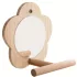 Holzspiegel mit Ständer für Papageien
