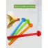 4 Bunte Sitzstangen für kleine Vögel