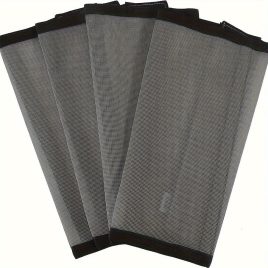   4er-Set Fliegenstiefel, Atmungsaktive Kunststoff-Beinschützer für Pferde