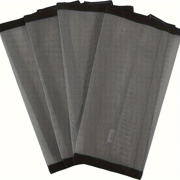 4er-Set Fliegenstiefel, Atmungsaktive Kunststoff-Beinschützer für Pferde