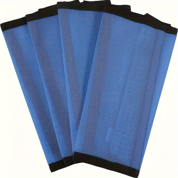 4er-Set Fliegenstiefel, Atmungsaktive Kunststoff-Beinschützer für Pferde