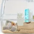 6er-Set eckige natürliche Nage-Steine für Hamster und Kaninchen