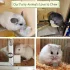 6er-Set eckige natürliche Nage-Steine für Hamster und Kaninchen