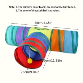 3-Wege faltbarer Tunnel für Haustiere