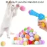 21-teiliges interaktives Ballabschuss-Spielzeug für Katzen