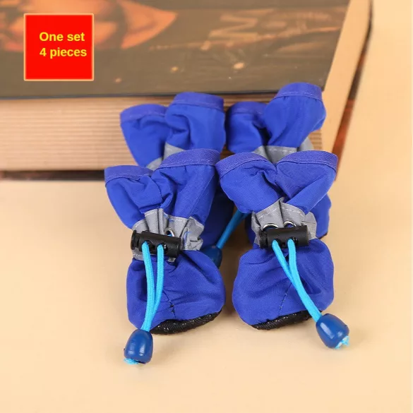4er Set wasserdichte Hundeschuhe für kleine Hunde