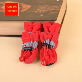 4er Set wasserdichte Hundeschuhe für kleine Hunde