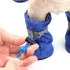 4er Set wasserdichte Hundeschuhe für kleine Hunde