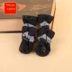 4er Set wasserdichte Hundeschuhe für kleine Hunde