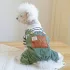 Gestreiftes Haustierkleid für Hunde und Katzen