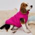1 Stk. einfarbige, dicke Winterjacke für Hunde