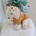 Niedlicher Weihnachtshirsch-Design Haustierpullover