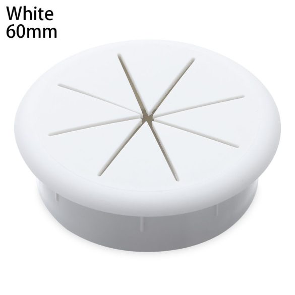 1 Stk. Robuste Kunststoff-Kabeldurchführung Abdeckung - Tisch-Kabeldurchführung Abdeckung für Kabelausgang