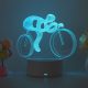 3D Mountainbike LED Nachtlicht, mit einstellbarer Helligkeit