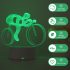 3D Mountainbike LED Nachtlicht, mit einstellbarer Helligkeit