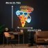 coole Pizza-Neonleuchtreklame