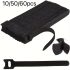 10er-Pack verstellbare und wiederverwendbare Kabelbinder